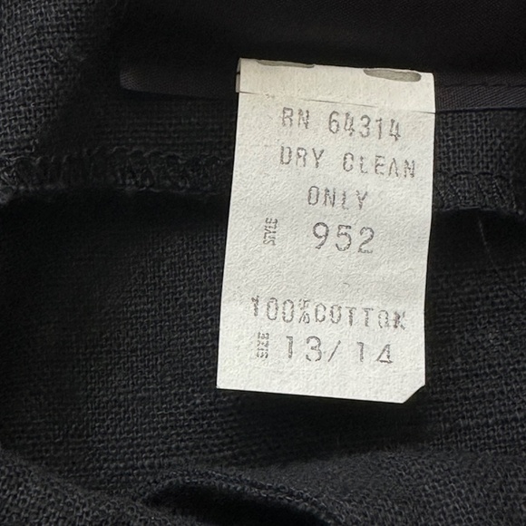 1980's L.A. Passion Lightweight Black Coat, Retro Mid-Century Style, 100% Cotton - Picture 11 of 13